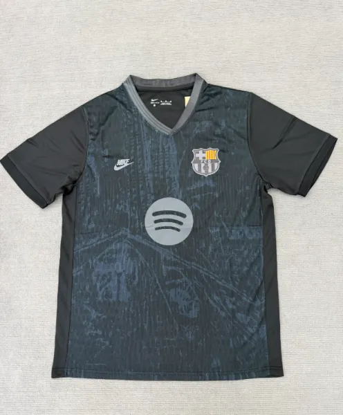 FC Barcelona x Spotify Training Jersey Dark Gray - 1