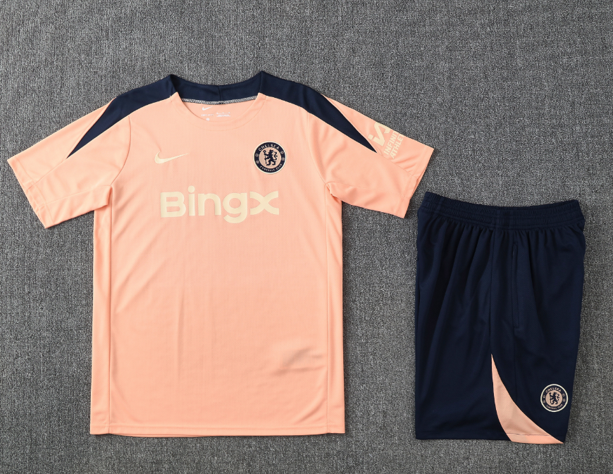 Adidas Football Jerseys Club training shirt and shorts set — 25-26 Chelsea*Top quality