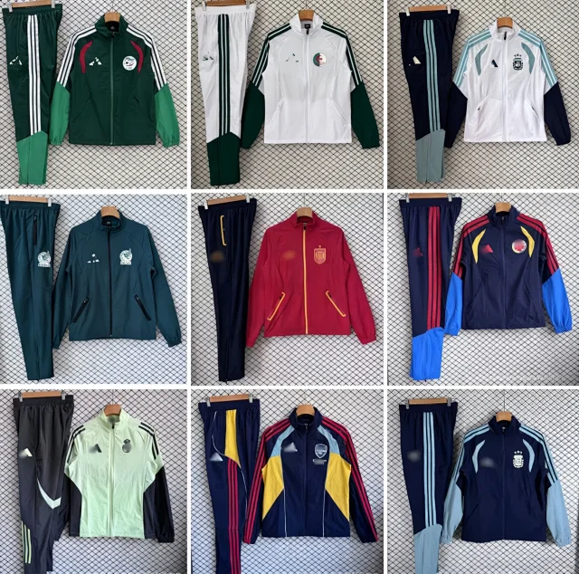 Adidas Tracksuits Football training tracksuit with zip-up jacket and tapered pants product detail image 1