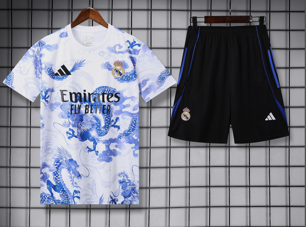 Adidas Football Jerseys Club training shirt and shorts set image 5