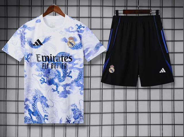 Adidas Football Jerseys Club training shirt and shorts set product detail image 5