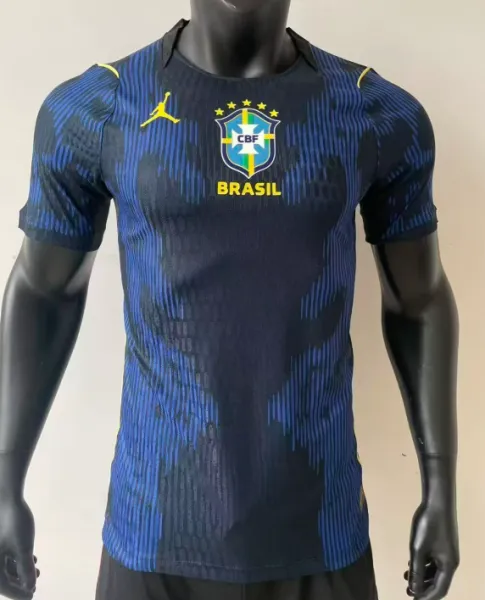 Air Jordan x CBF Brazil National Team Training Jersey Navy Blue - 1