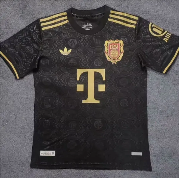 Adidas x FC Bayern Munich 125th Anniversary Black Gold Jersey - 1