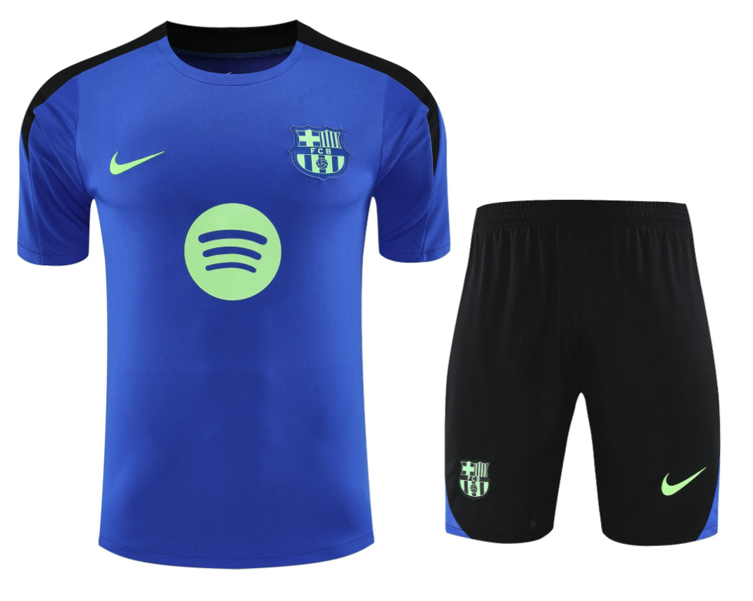 Adidas Football Jerseys Club training shirt and shorts set — 25-26 Barcelona Pure Blue*Top quality