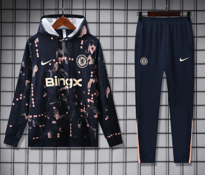 Adidas Tracksuits Football Club Hooded Tracksuit — 2526 Chelsea