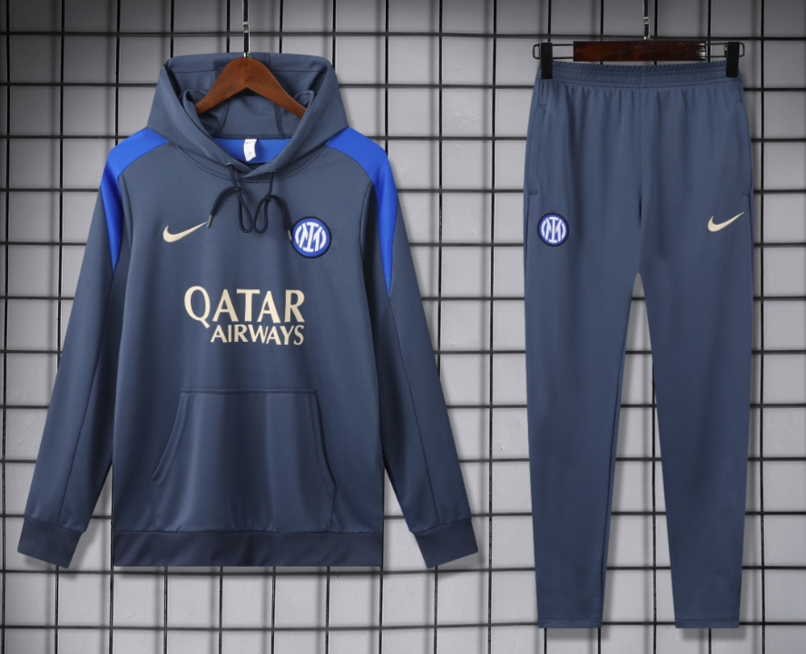 Adidas Tracksuits Football Club Hooded Tracksuit — 2425 Inter Milan