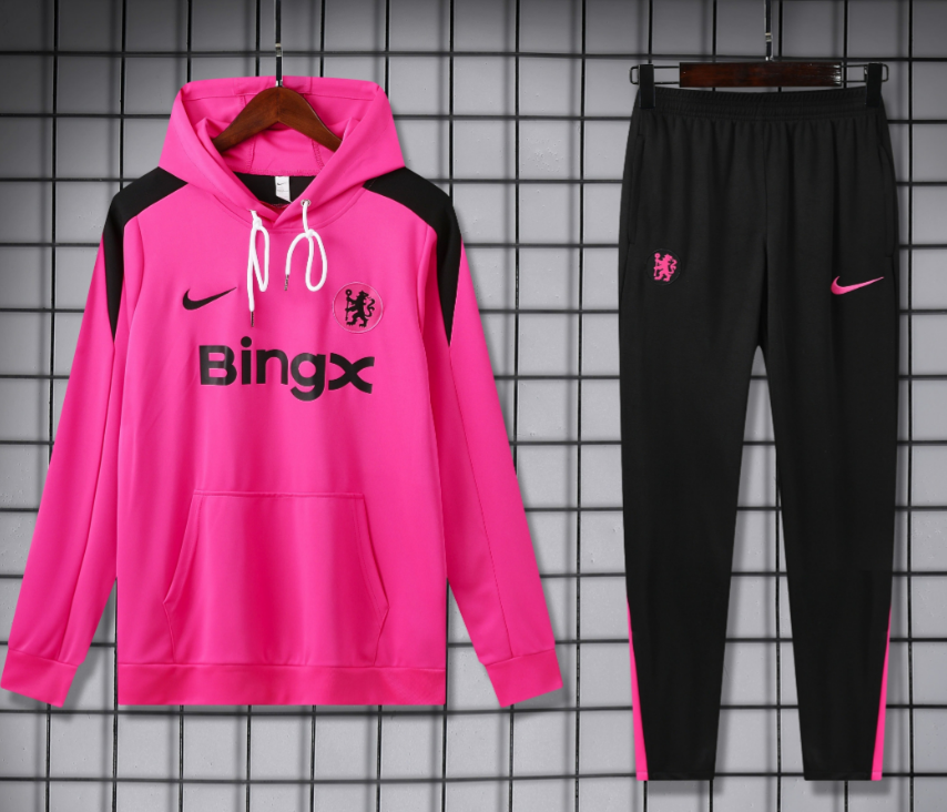 Adidas Tracksuits Football Club Hooded Tracksuit — 2425 Chelsea