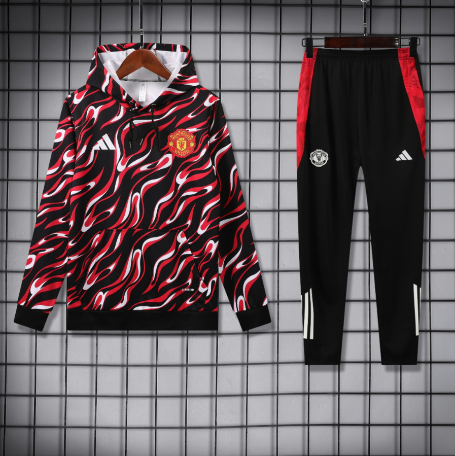 Adidas Tracksuits Football Club Hooded Tracksuit — 2526 Manchester United
