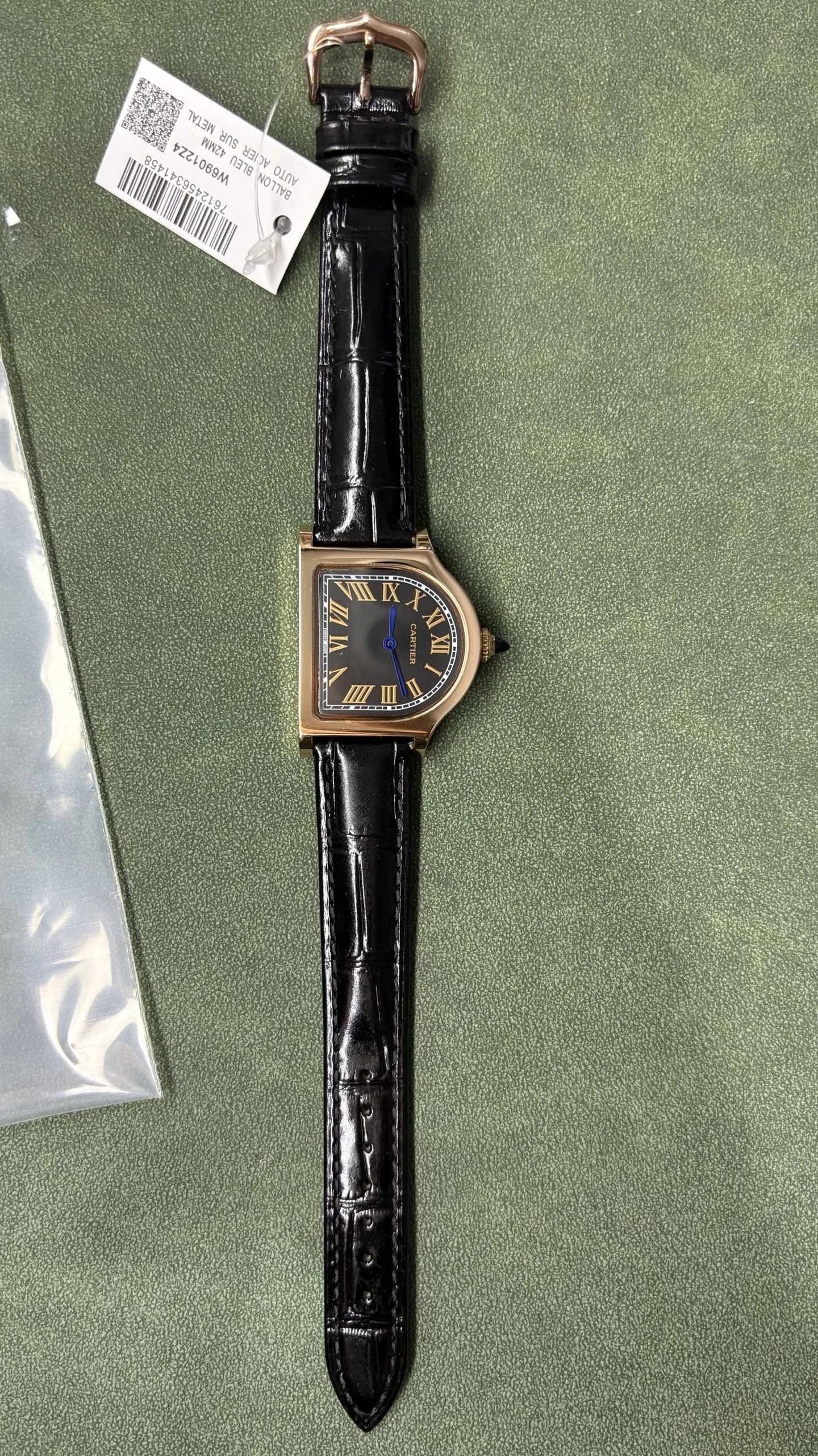 Cartier Santos-Dumont Watch - Black Dial-011216