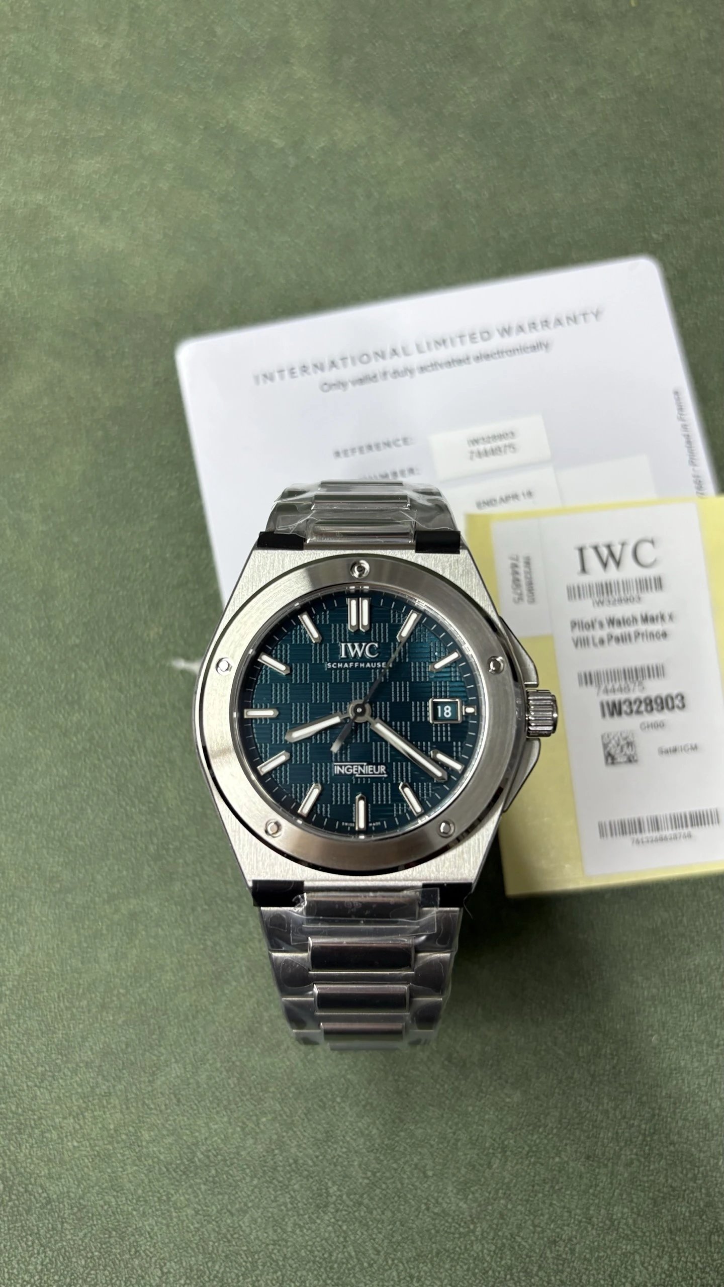 IWC Pilot's Watch Mark X VIII Le Petit Prince Watch - Blue Dial-010774