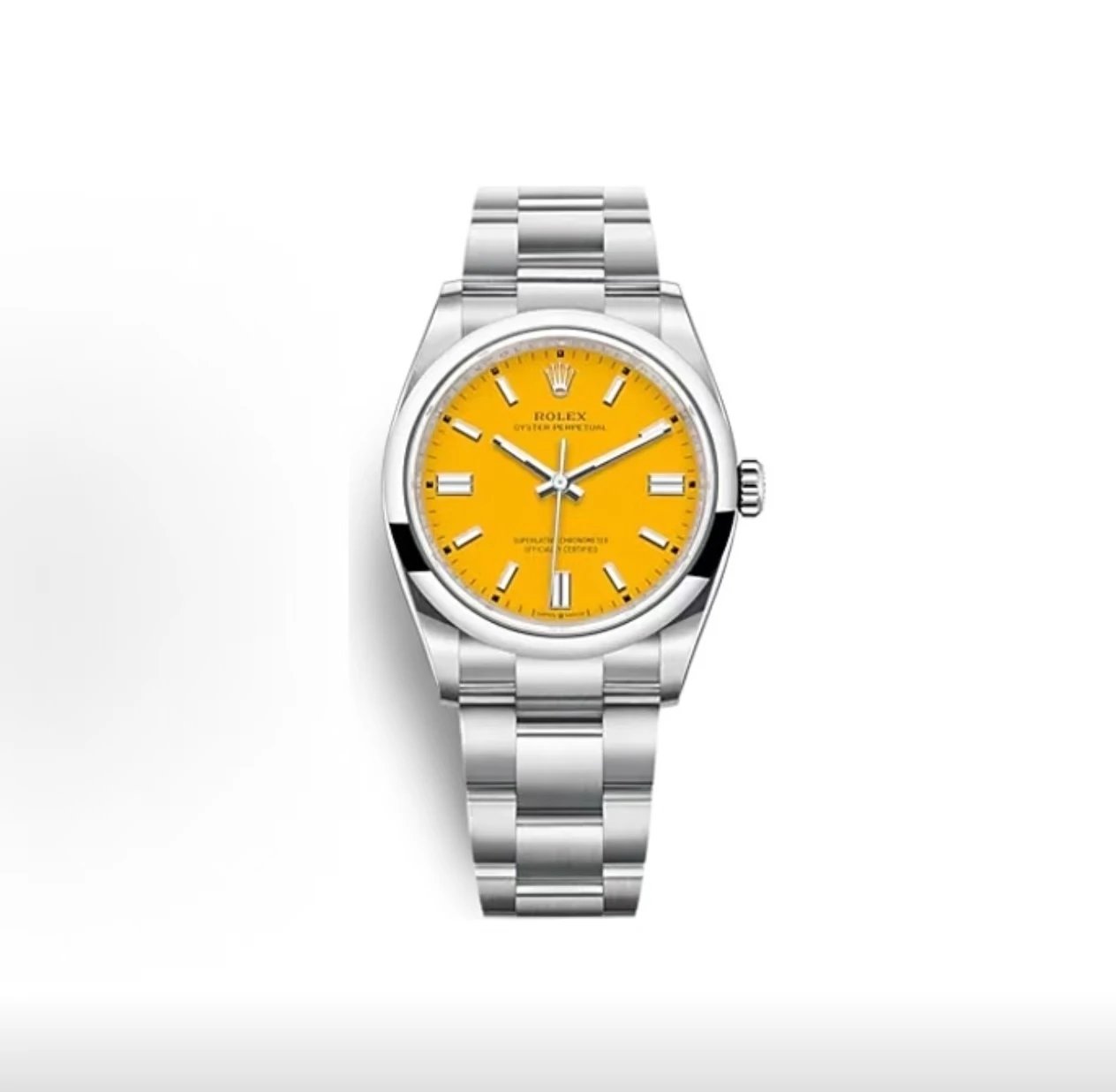 Rolex Oyster Perpetual Watch - Yellow Dial-010158