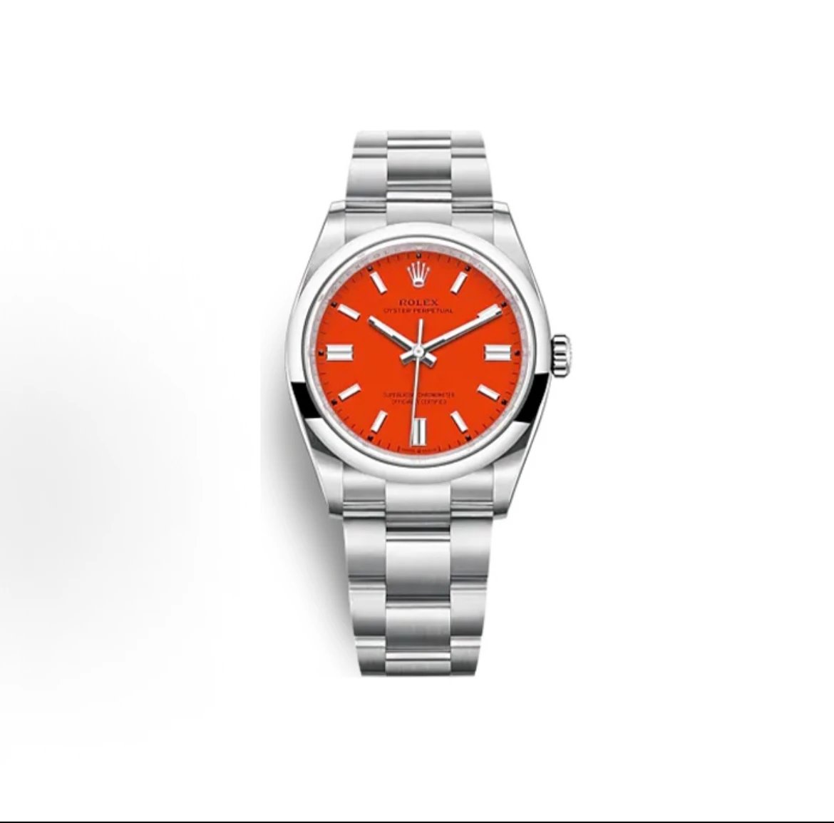 Rolex Oyster Perpetual Watch - Orange Dial-010213