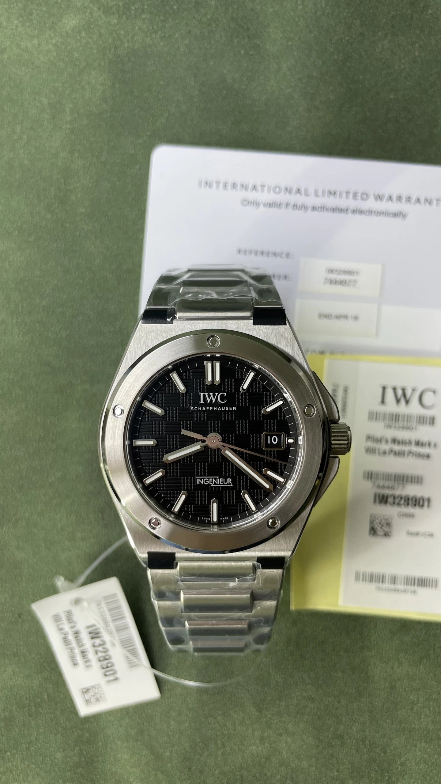 IWC Pilot's Watch Mark XX Watch - Black Dial-010847
