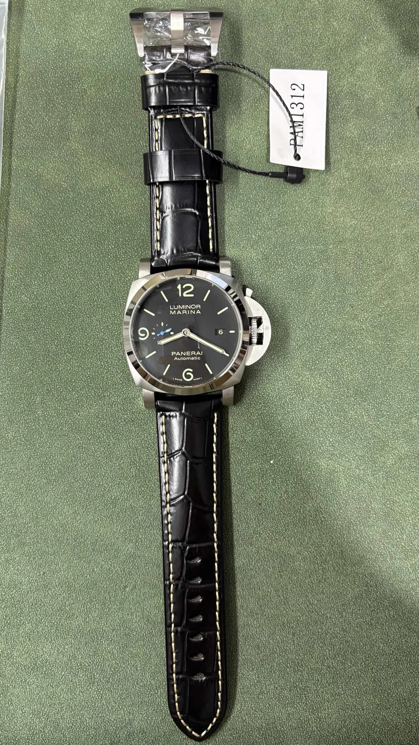 Panerai Luminor Marina Watch - Black Dial-010784
