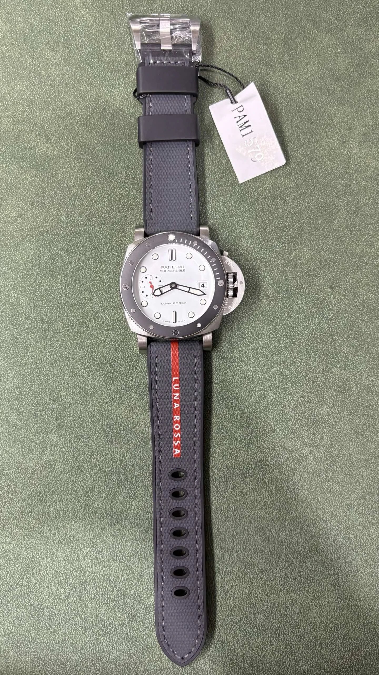 Panerai Luna Rossa Watch - White Dial-010793