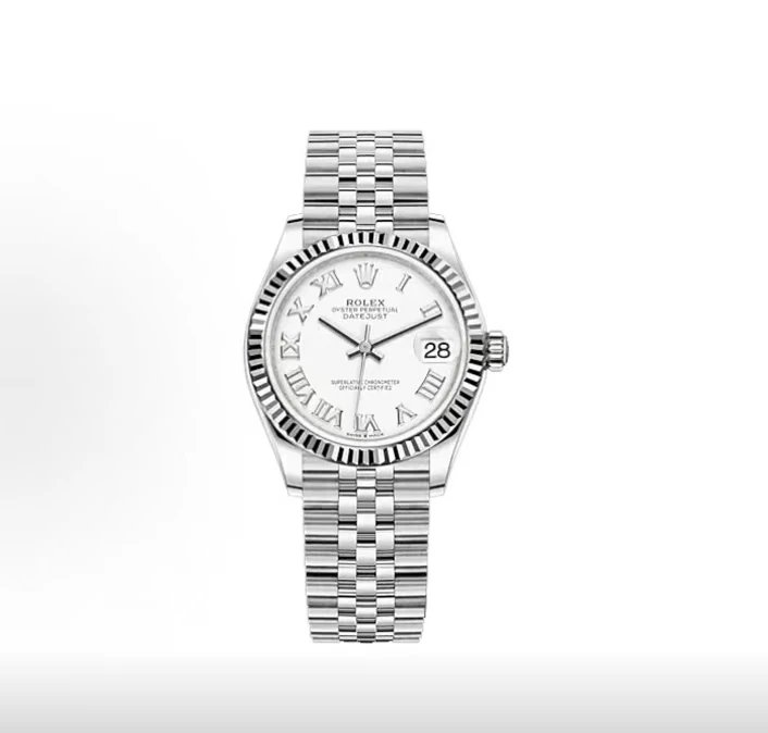 Rolex Datejust Watch - White Dial-009462