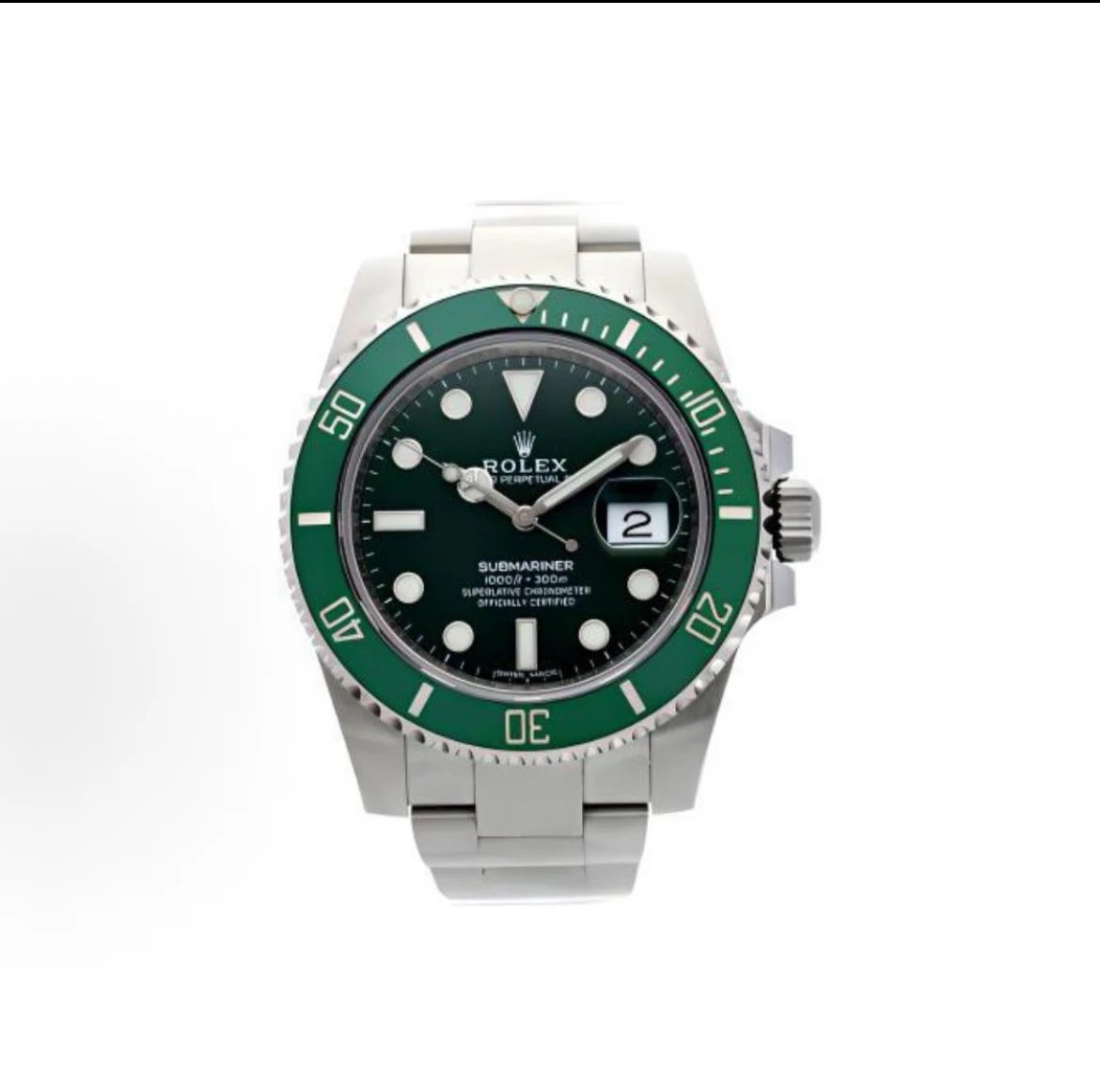 Rolex Submariner Date Watch - Green Dial-010293