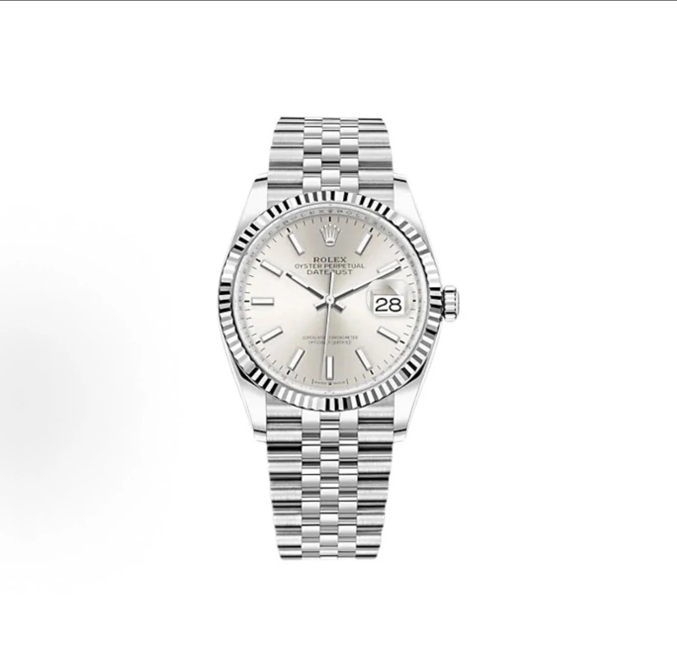 Rolex Datejust Watch - Silver Dial-010612