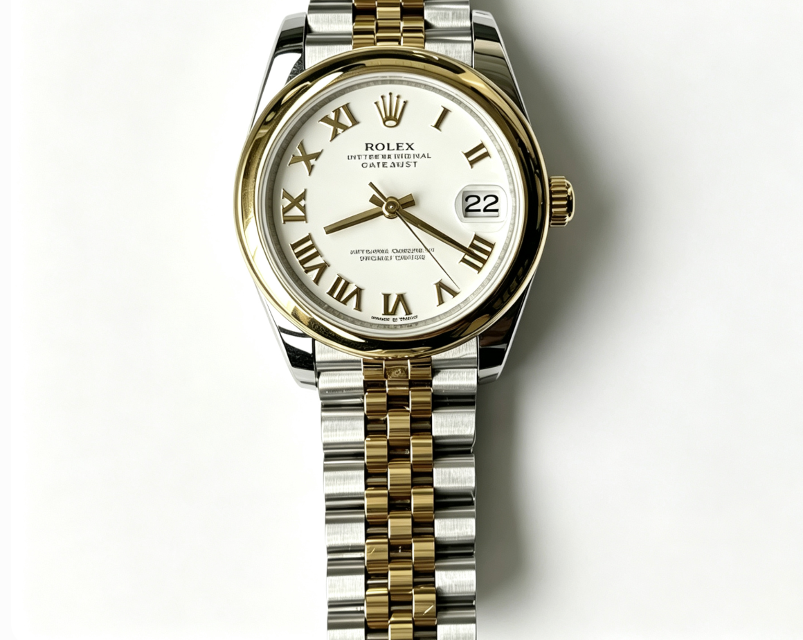Rolex Datejust Watch - White Dial-010012