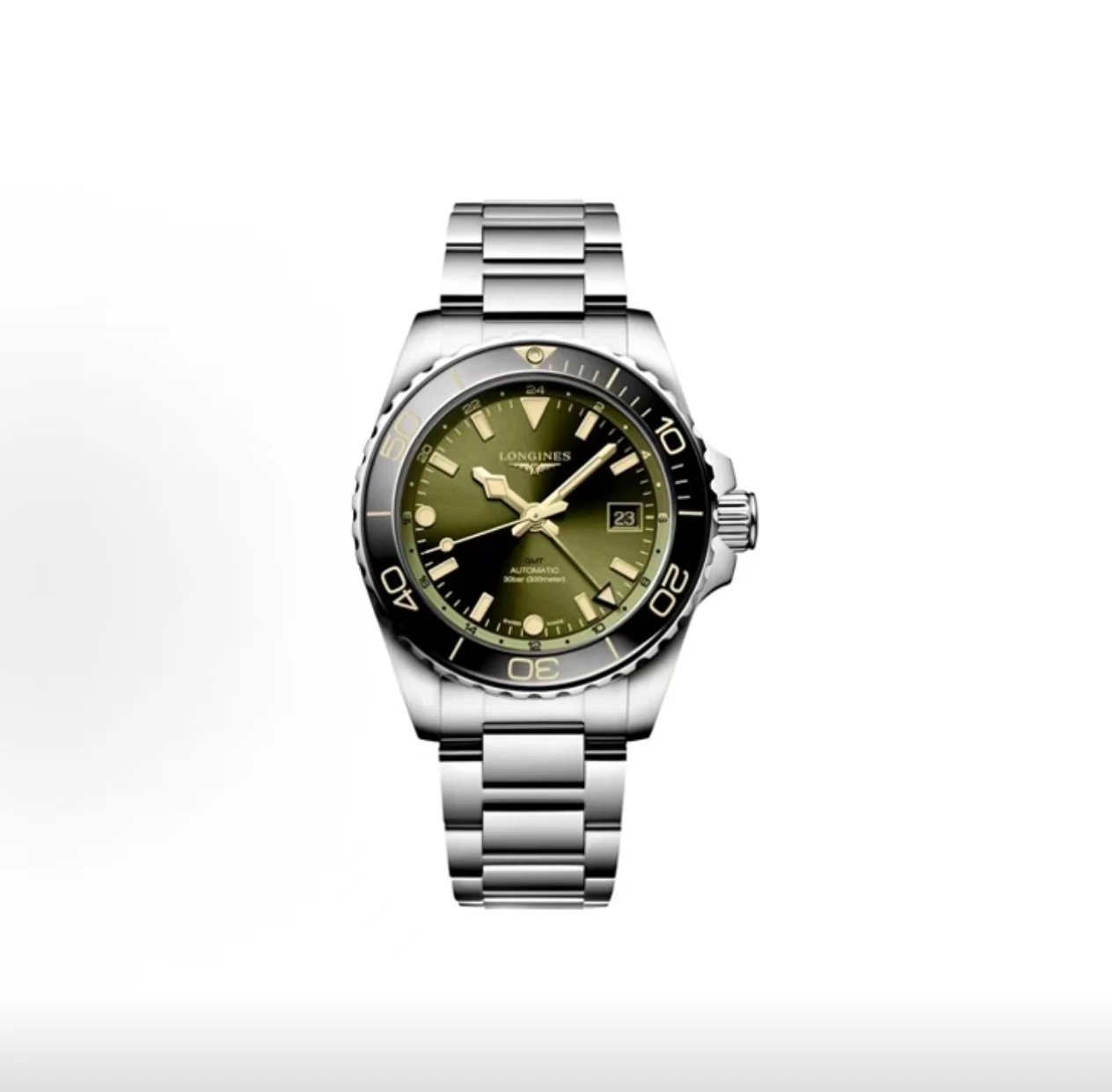 Longines Hydroconquest Watch - Green Dial-010660