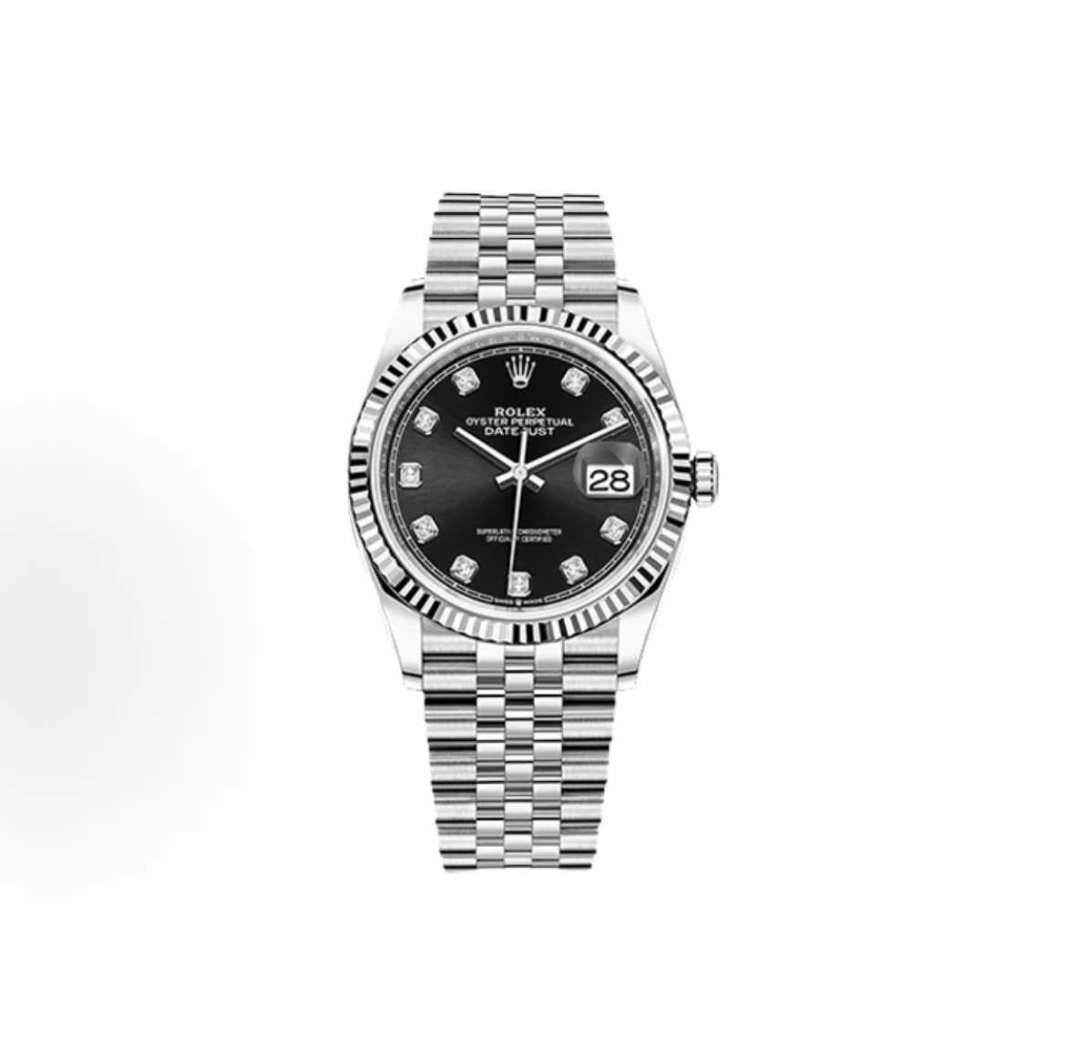 Rolex Datejust Watch - Black Dial-009980