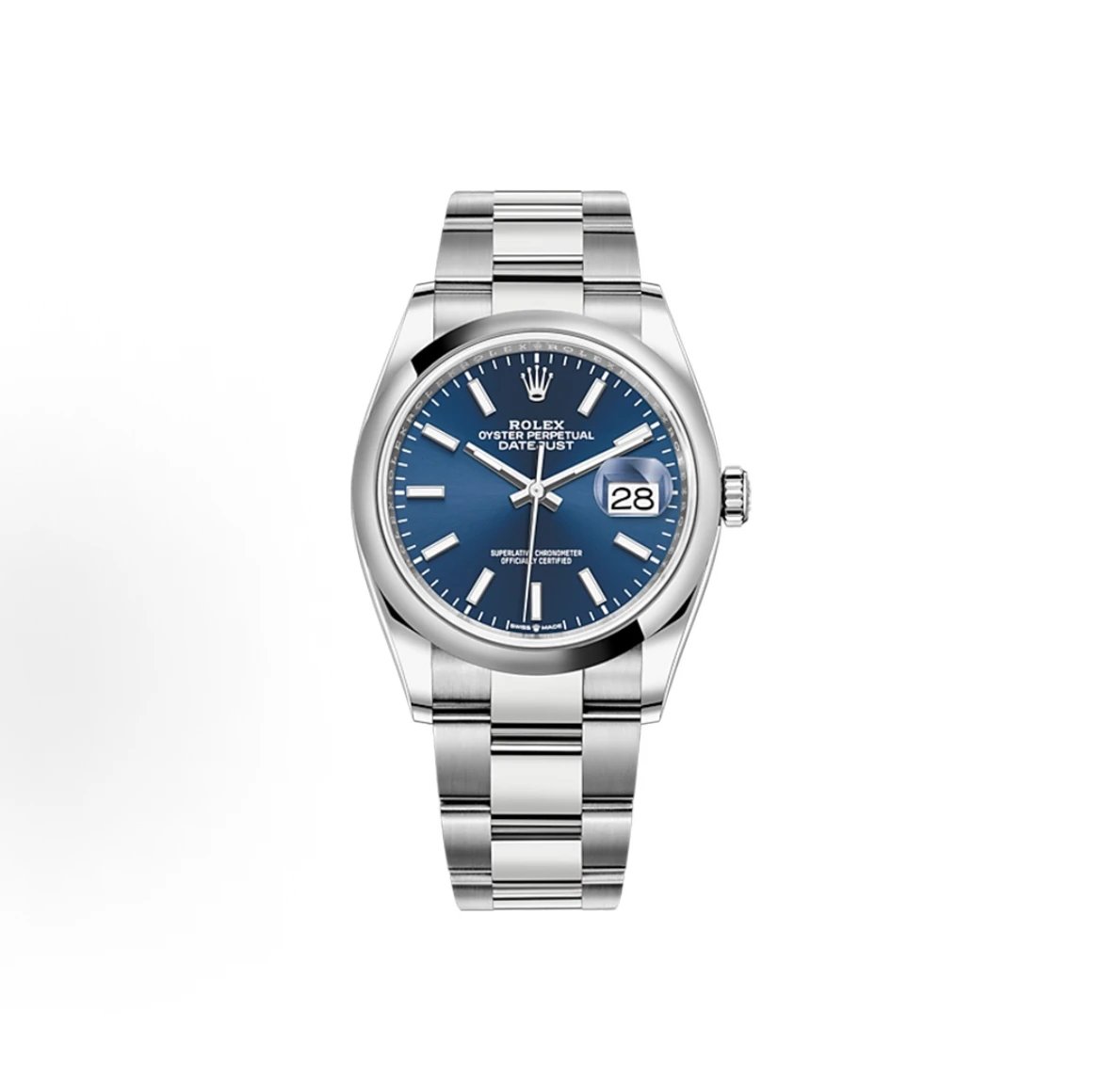 Rolex Oyster Perpetual Datejust Watch - Blue Dial-010551