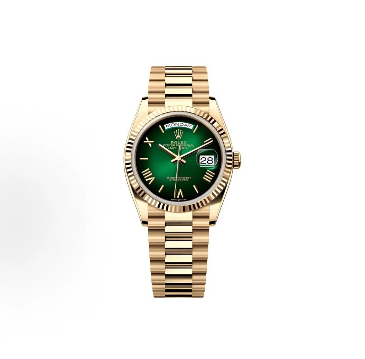 Rolex Day-Date Watch - Green Dial-010911