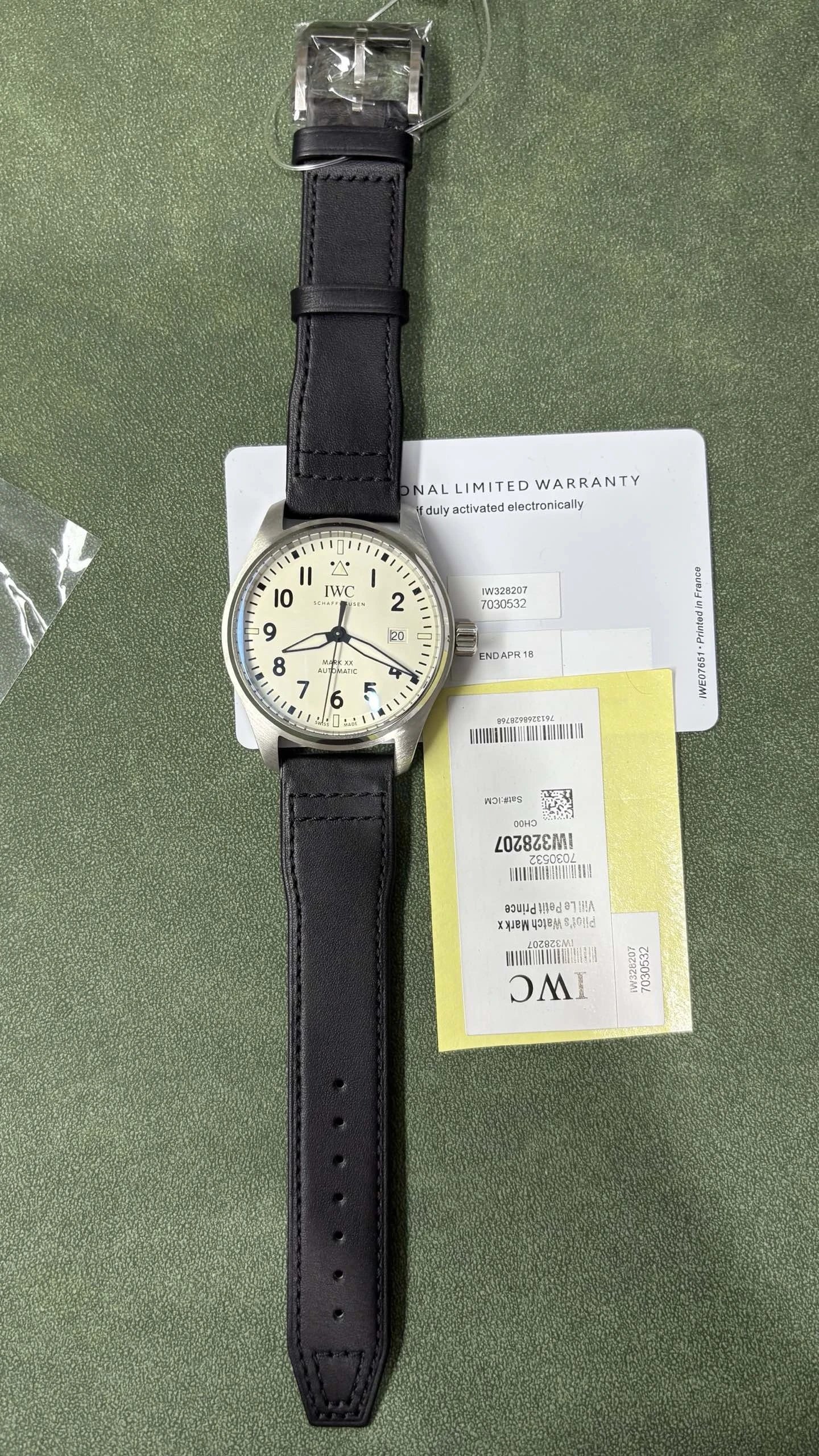 IWC Mark XX Watch - Cream Dial-010768