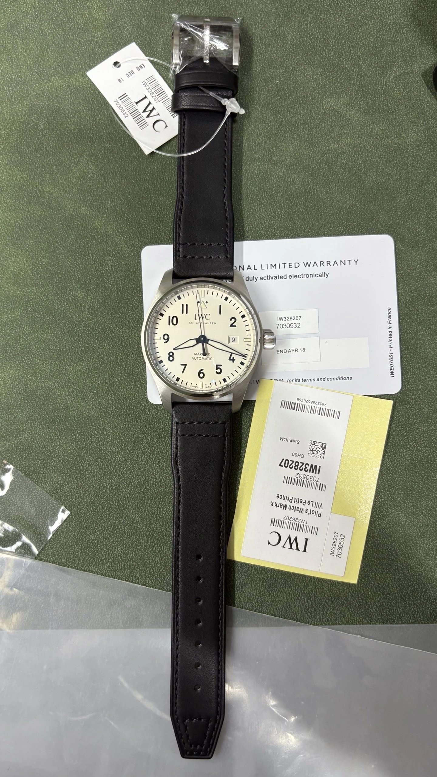 IWC Mark XX Watch - Cream Dial-010752