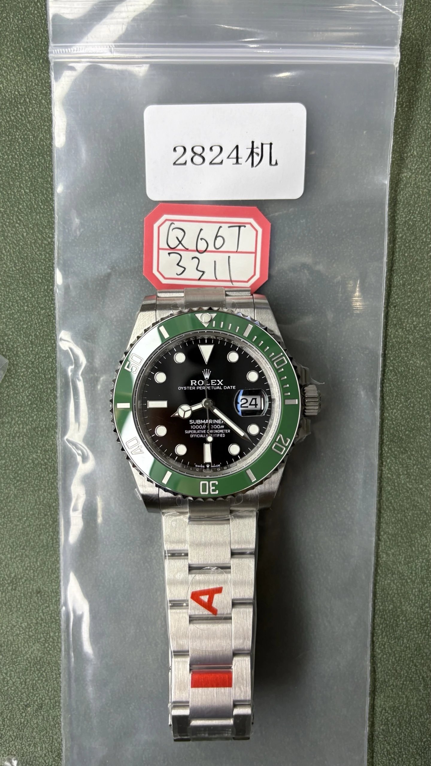 Rolex Submariner Watch - Black Dial-009406