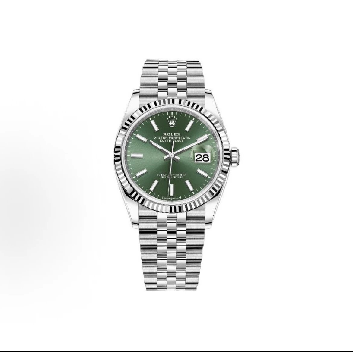Rolex Datejust Watch - Green Dial-010500