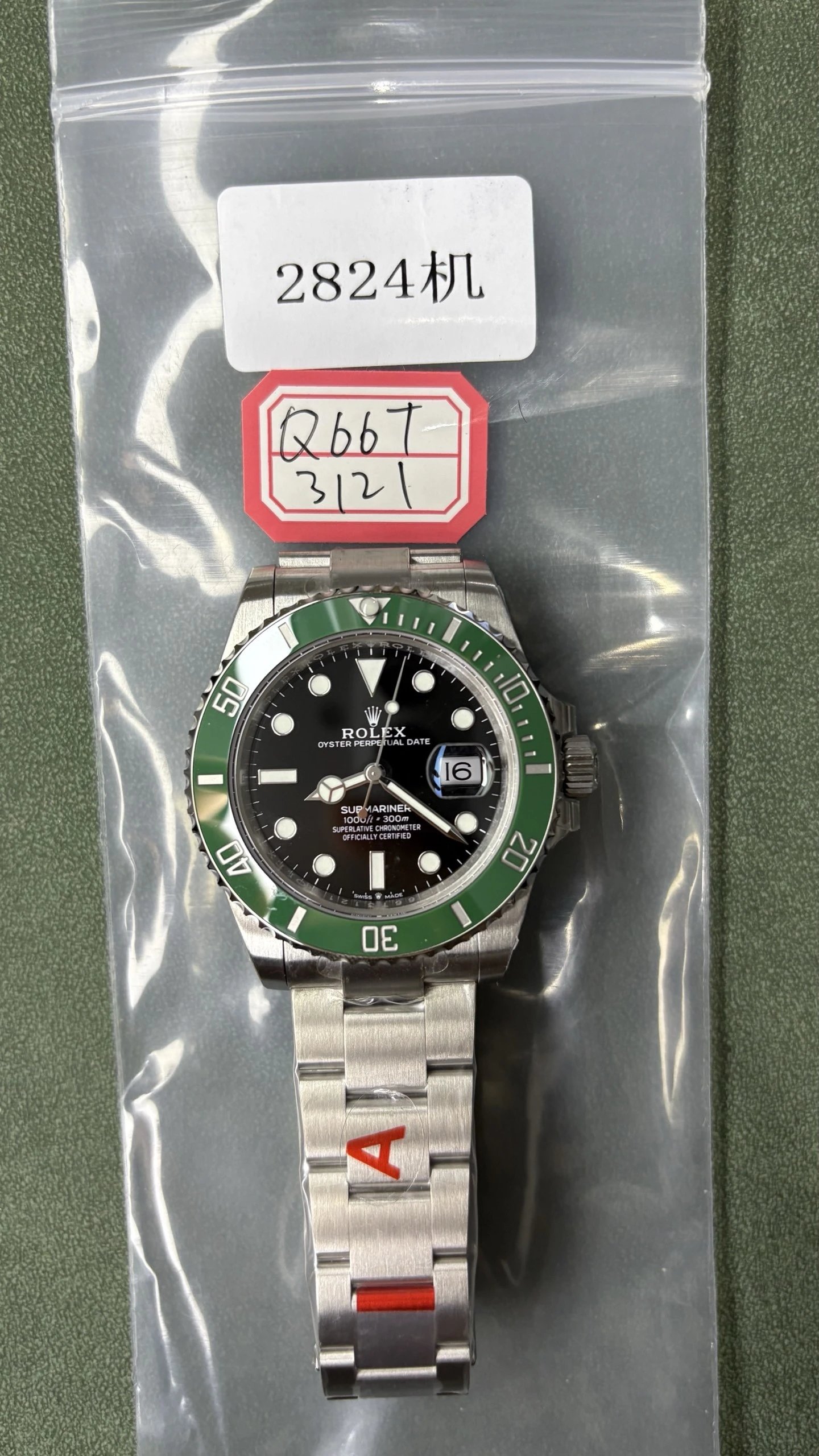 Rolex Submariner Watch - Black Dial-009410