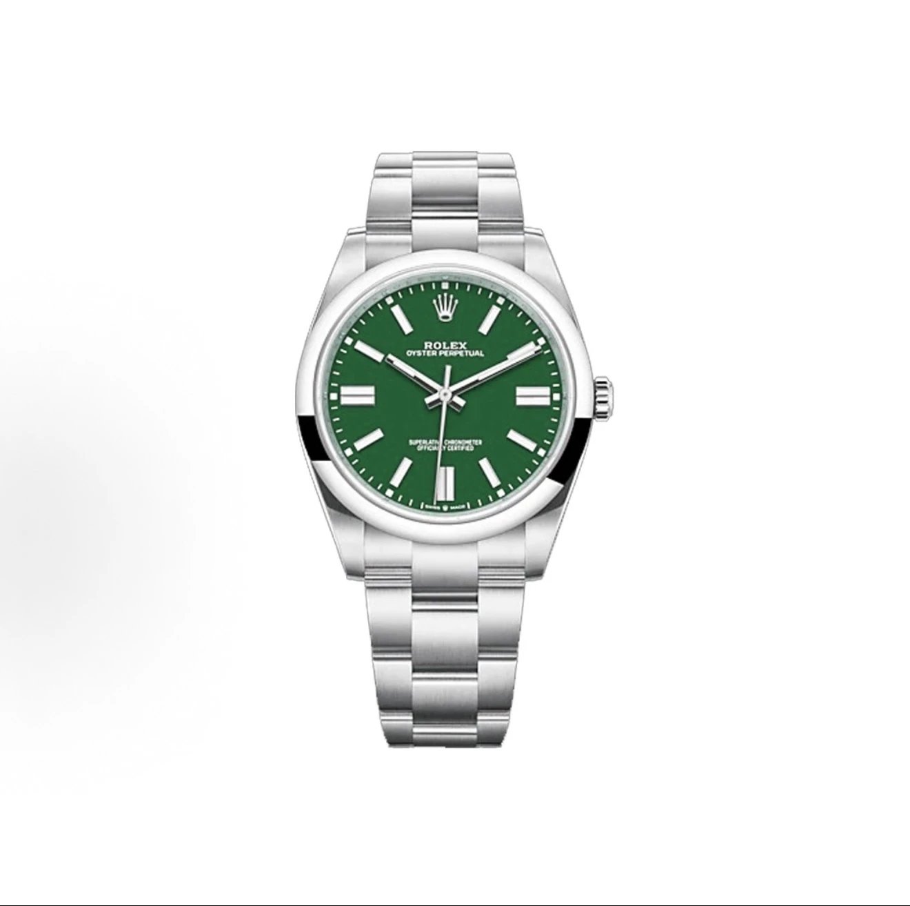 Rolex Oyster Perpetual Watch - Green Dial-010618