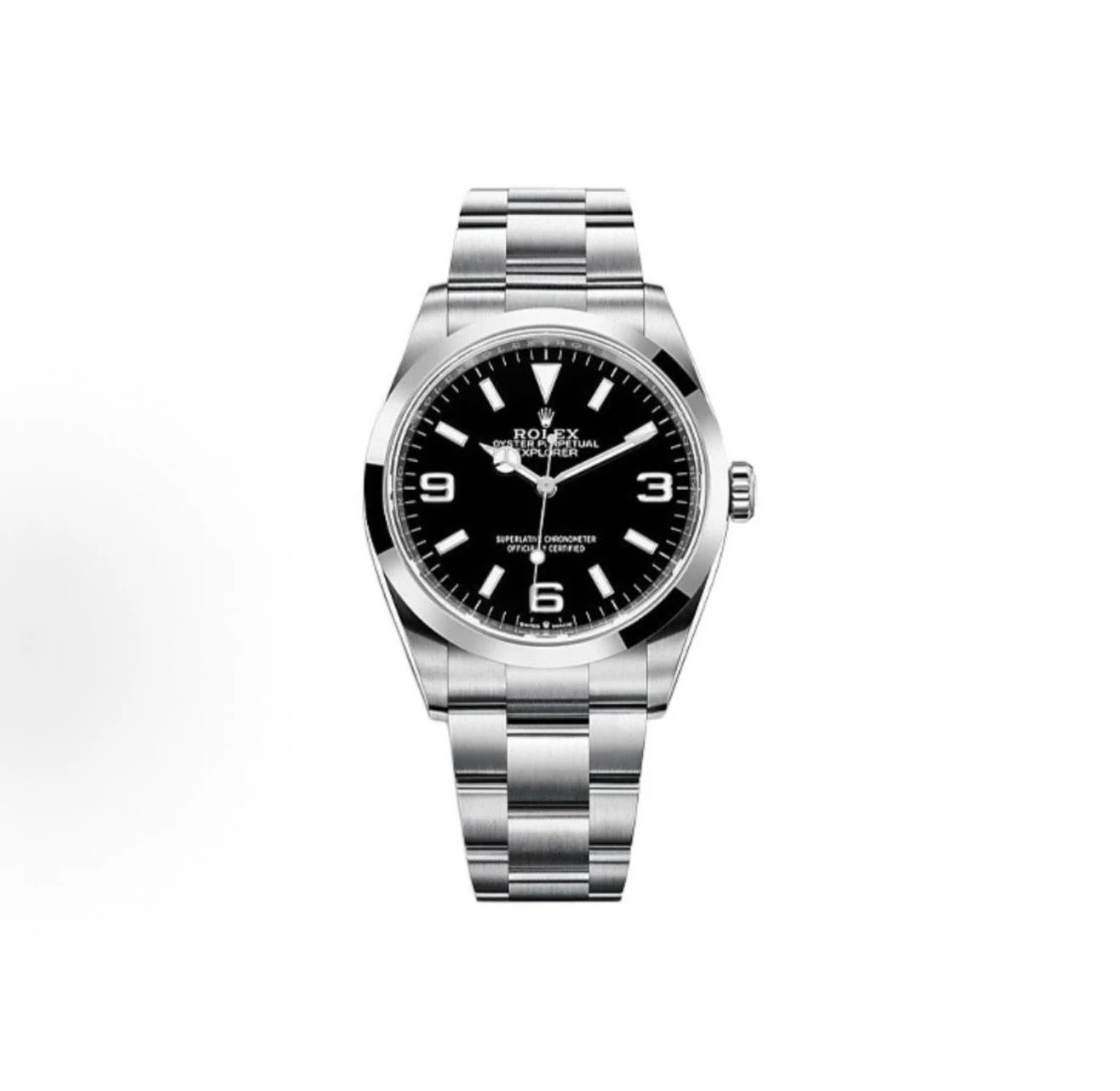 Rolex Oyster Perpetual Explorer Watch - Black Dial-010150