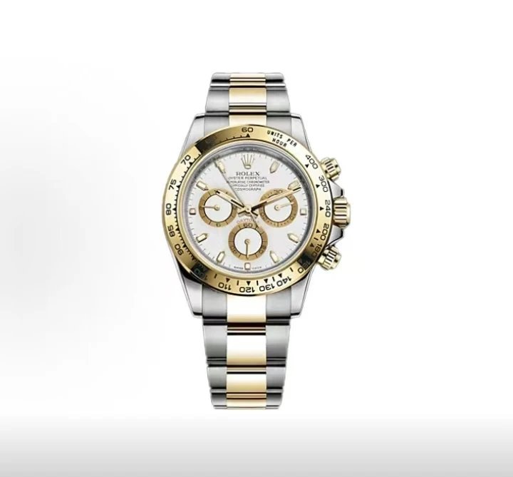 Rolex Cosmograph Daytona Watch - White Dial-009981