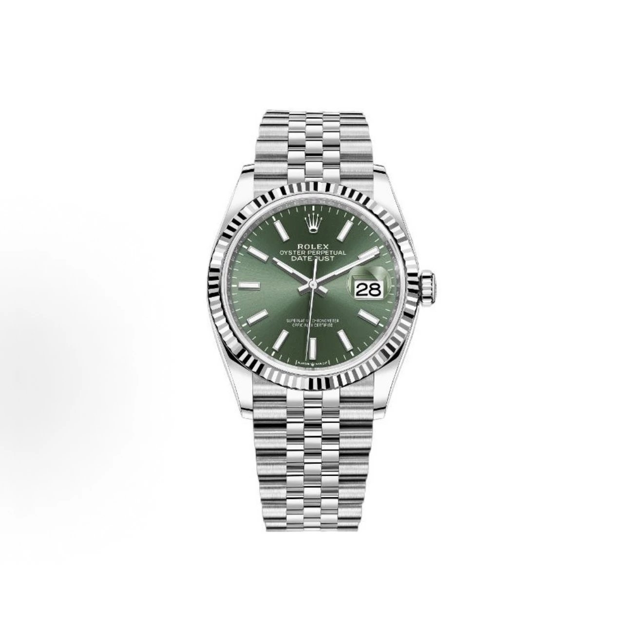 Rolex Datejust Watch - Green Dial-010013
