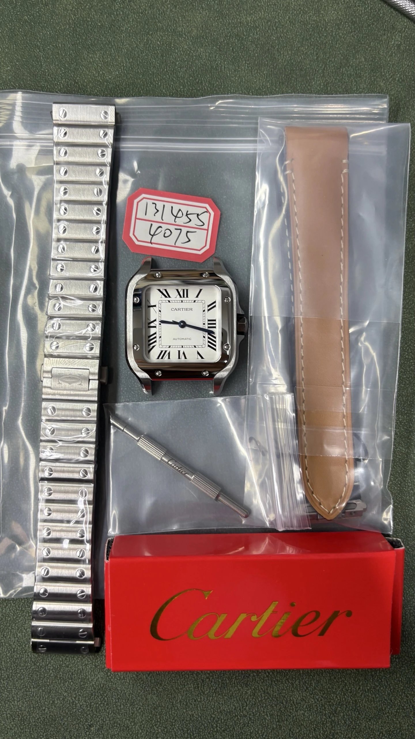 Cartier Santos de Cartier Watch - White Dial-011241