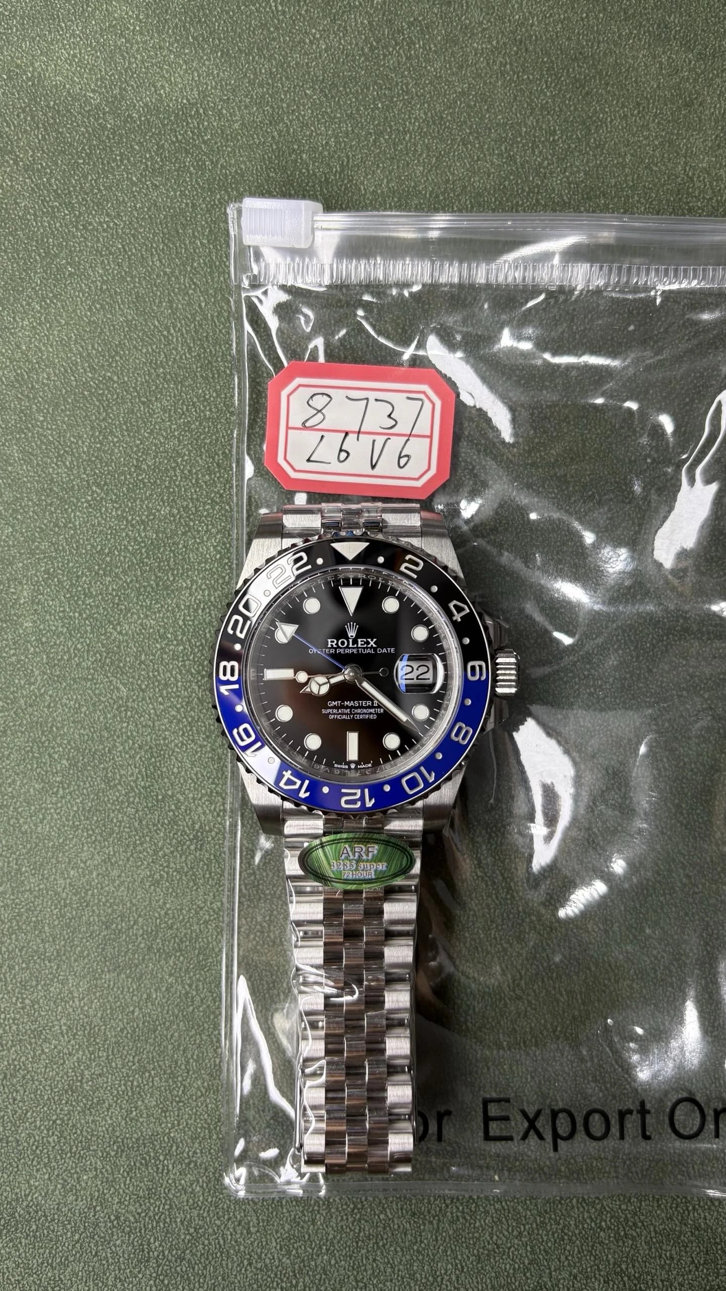Rolex GMT-Master II Watch - Black Dial-009440