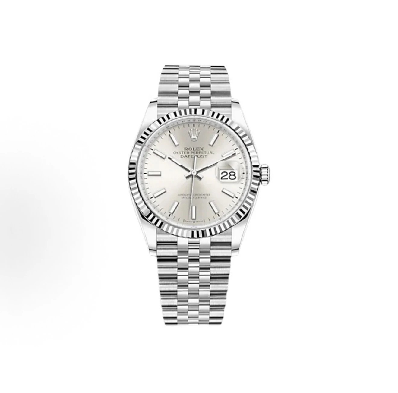 Rolex Datejust Watch - Silver Dial-010537