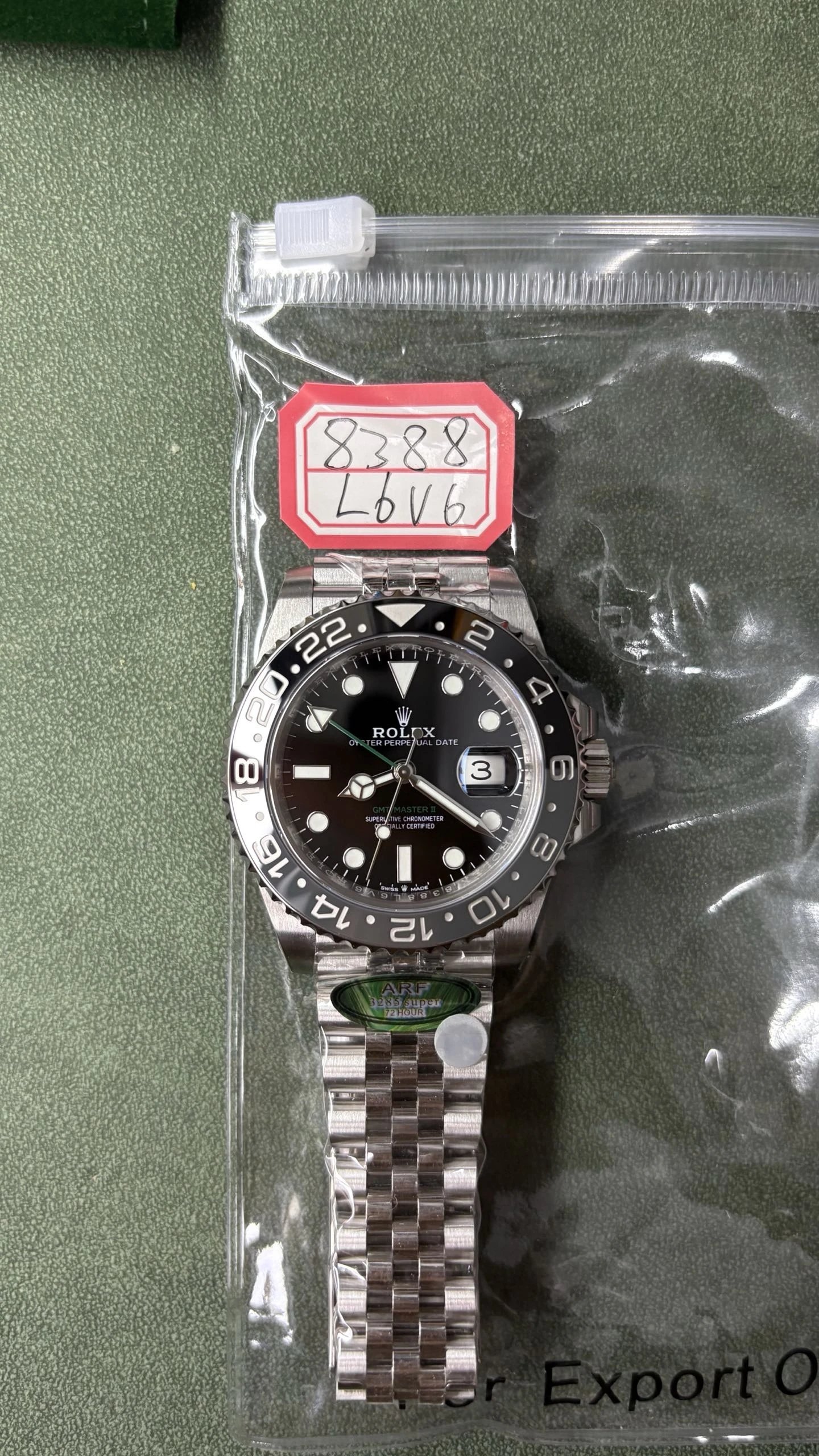 Rolex GMT-Master II Watch - Black Dial-009442
