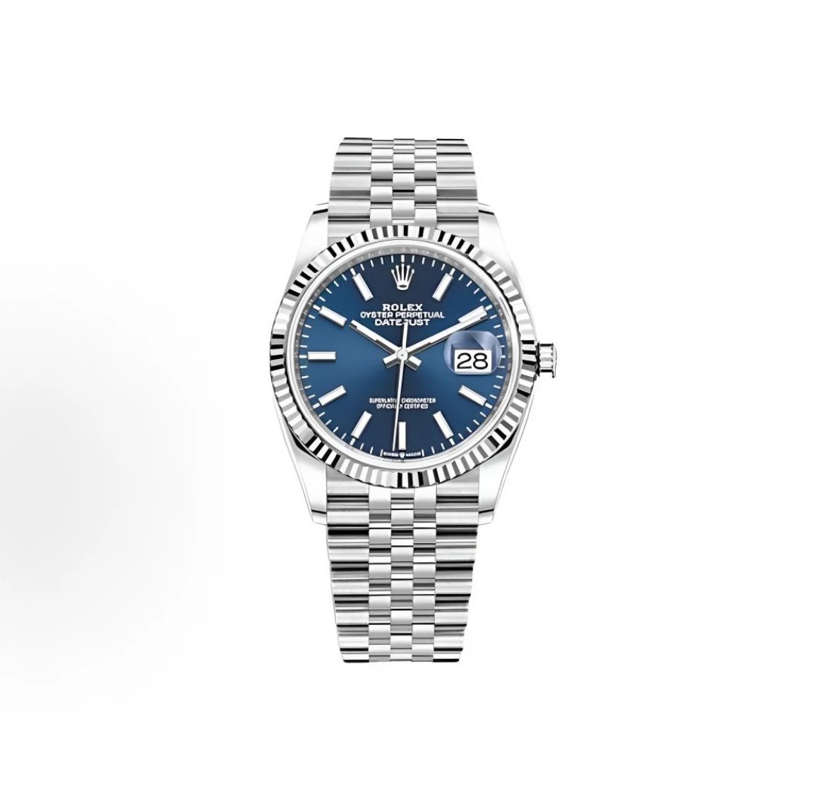 Rolex Oyster Perpetual Datejust Watch - Blue Dial-010318