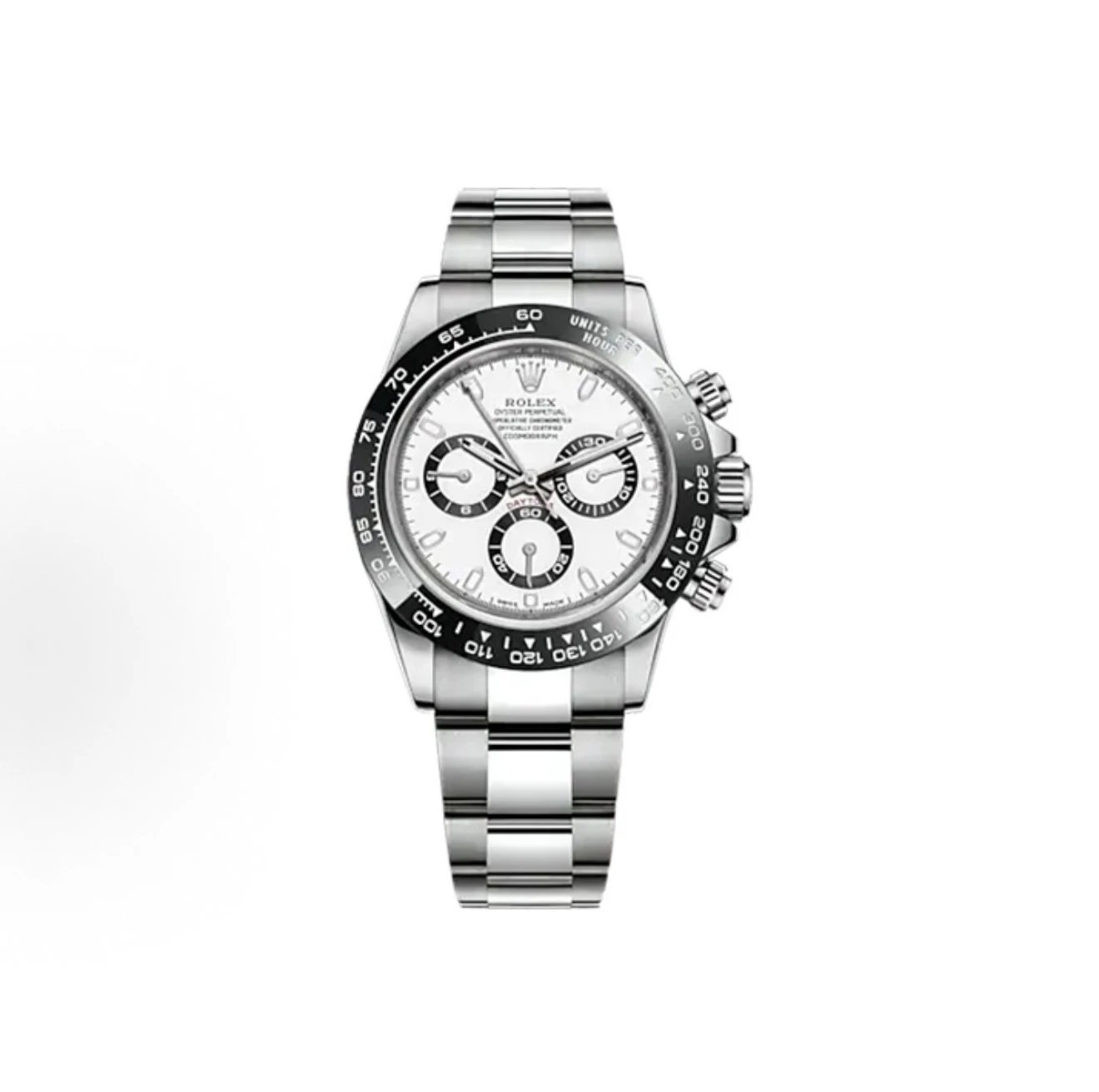 Rolex Cosmograph Daytona Watch - White Dial-009931