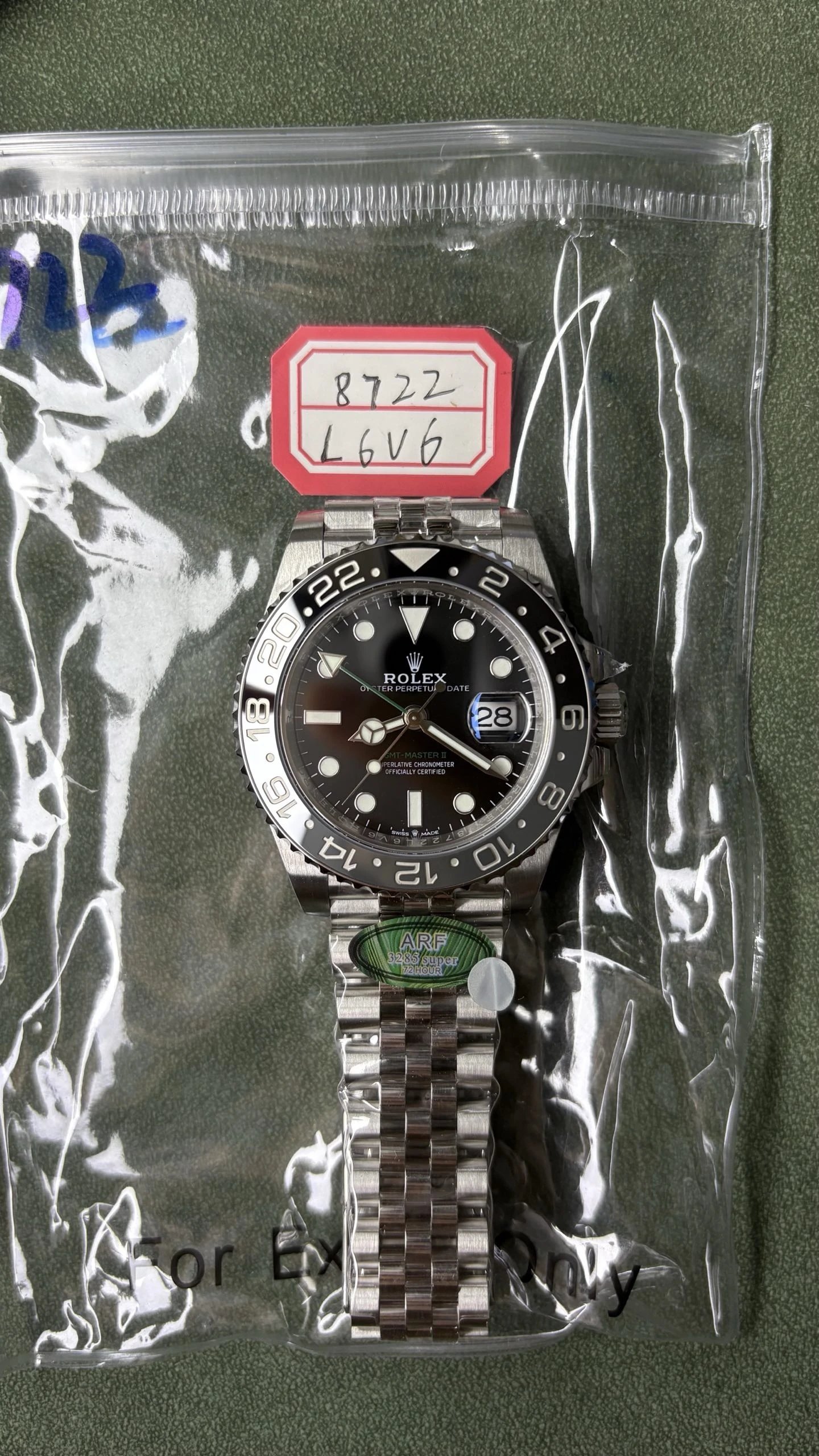 Rolex GMT-Master II Watch - Black Dial-009471