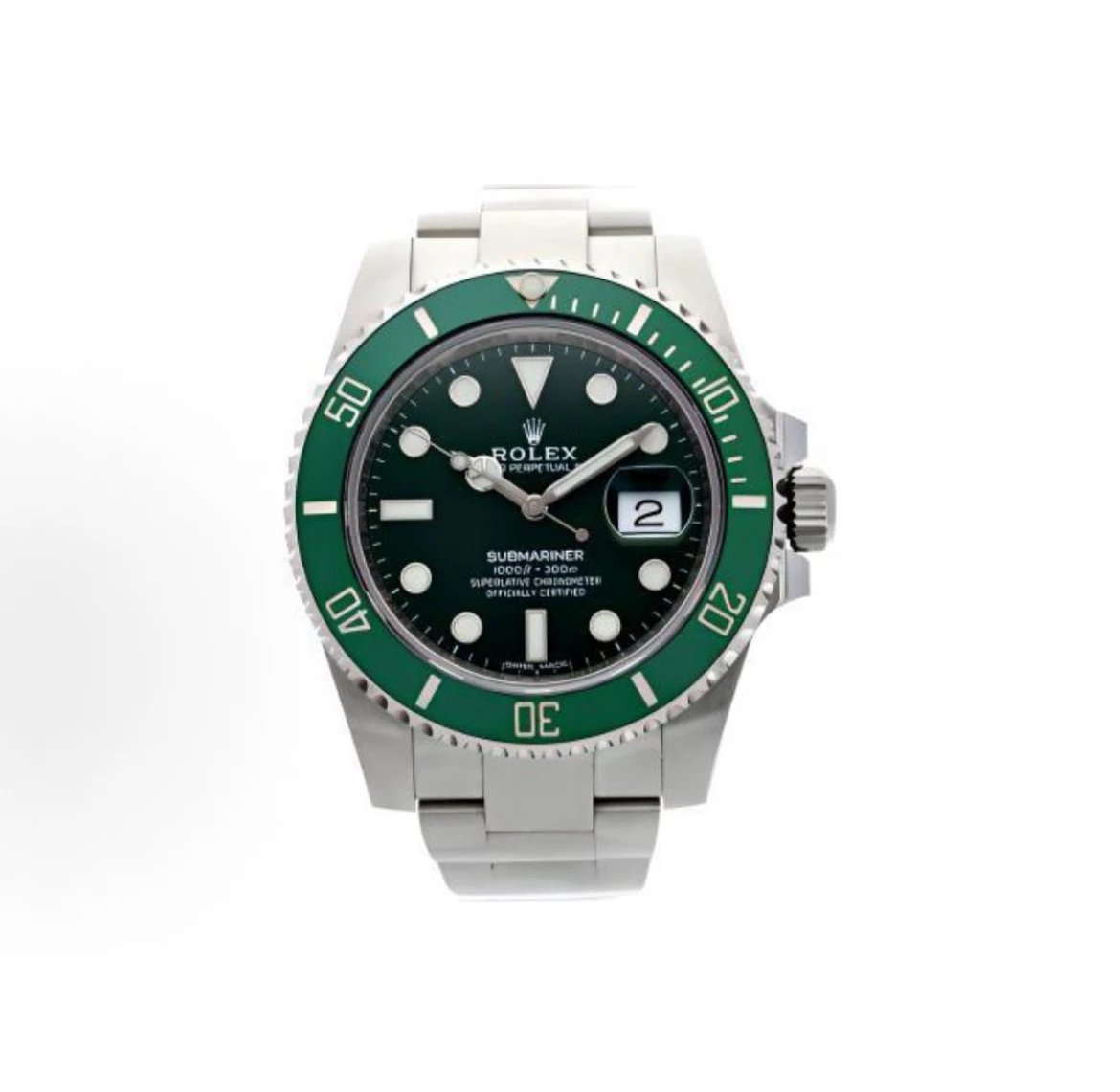 Rolex Submariner Watch - Green Dial-010393