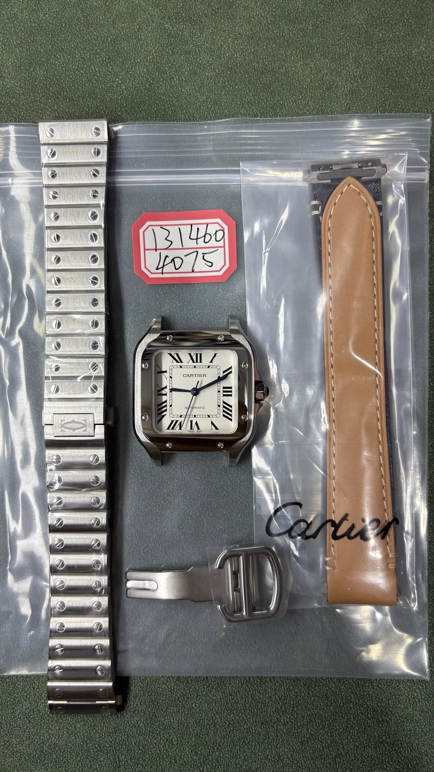 Cartier Santos-Dumont Watch - White Dial-011253