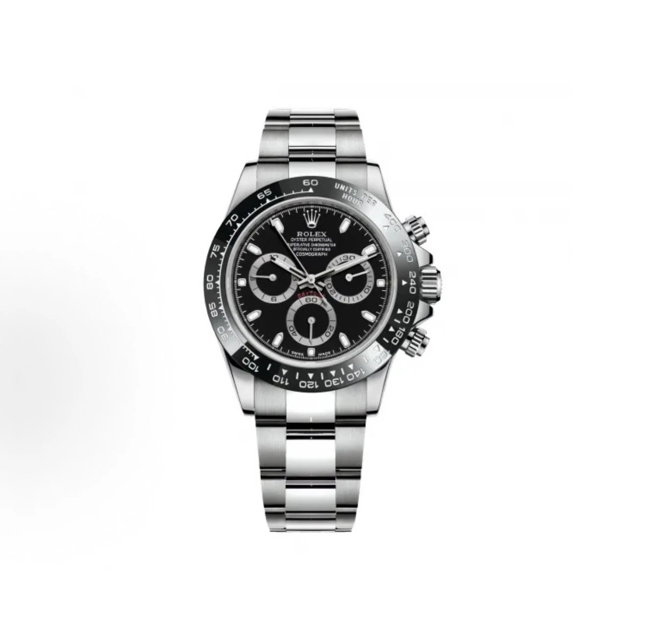 Rolex Cosmograph Daytona Watch - Black Dial-010368