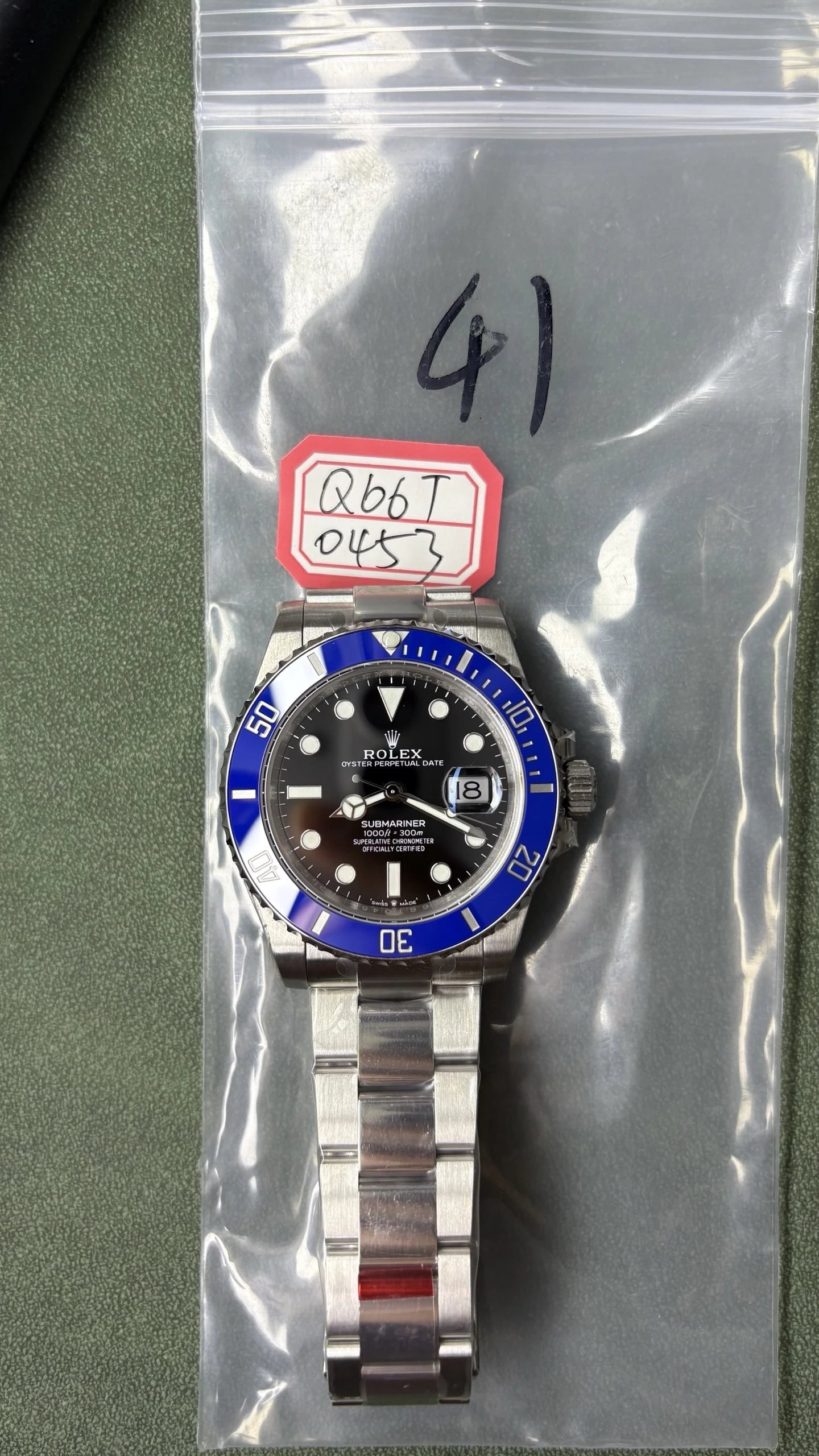 Rolex Submariner Watch - Black Dial-009417