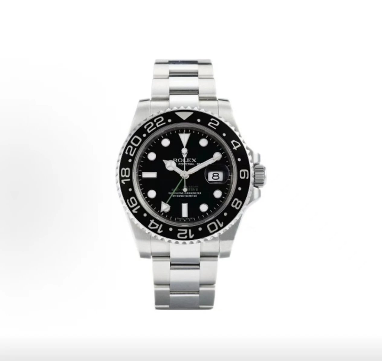 Rolex GMT-Master II Watch - Black Dial-009536