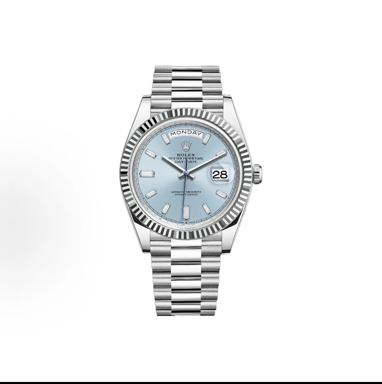 Rolex Day-Date Watch - Blue Dial-010162