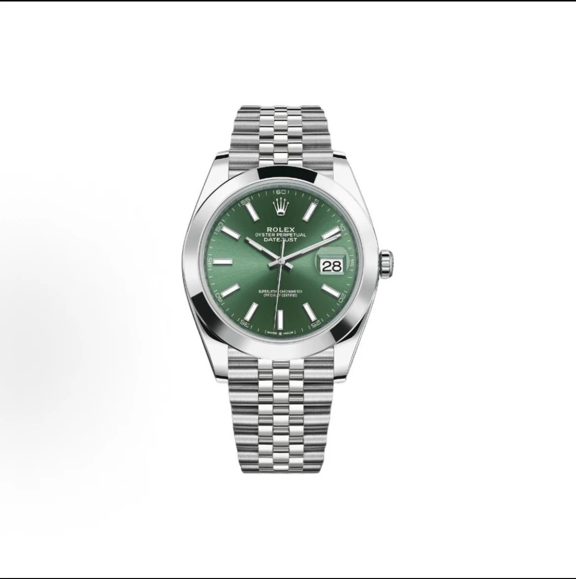 Rolex Oyster Perpetual Datejust Watch - Green Dial-010369